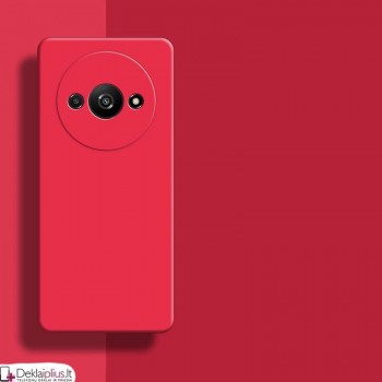 Liquid Air silikoninis dėklas - raudonas (Xiaomi Redmi A3) Liquid Air silikoninis dėklas - raudonas (Xiaomi Redmi A3)